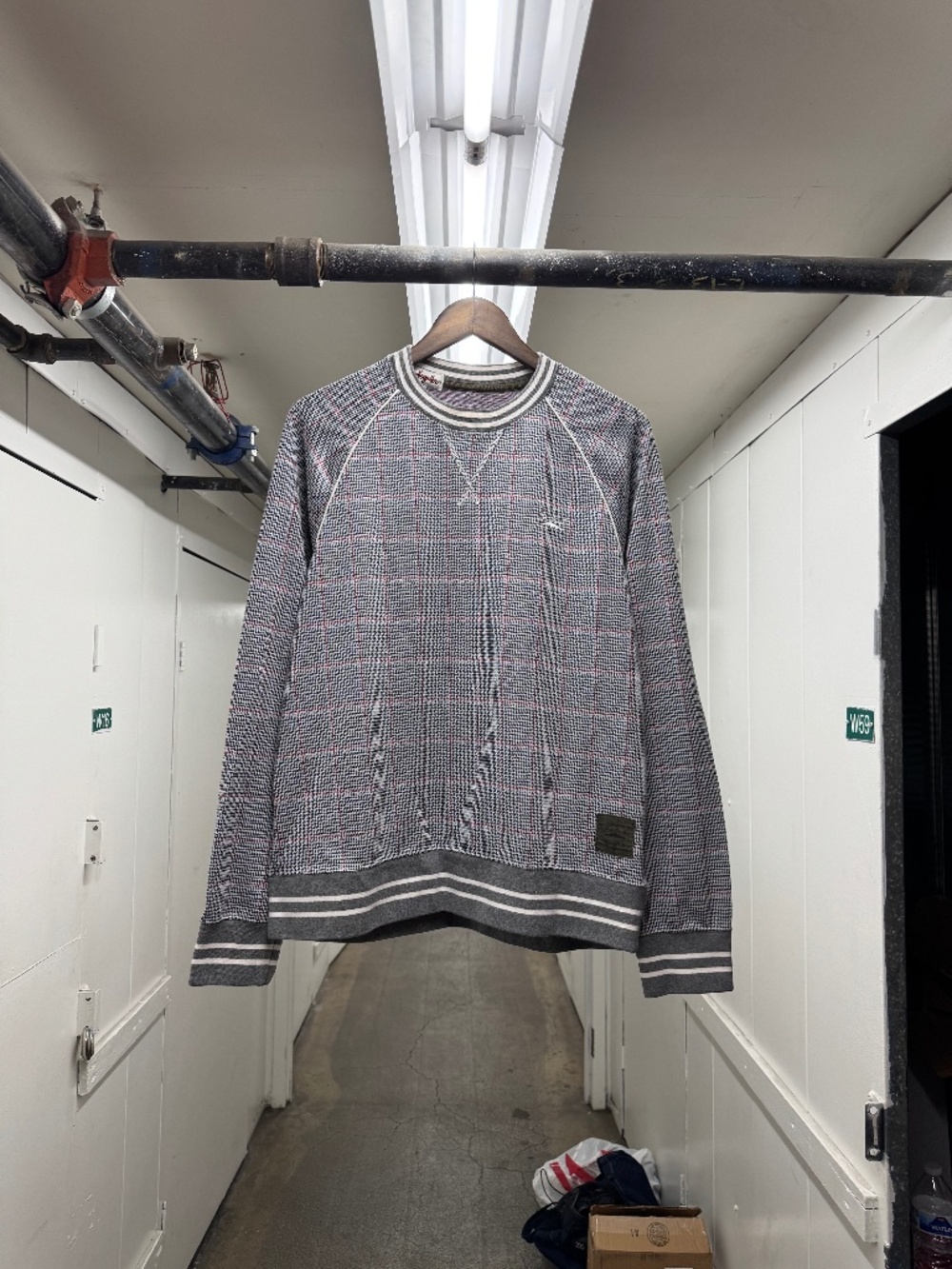 Todd Snyder x Converse Jack Purcell Racquet Club Plaid Houndstooth Pullover
